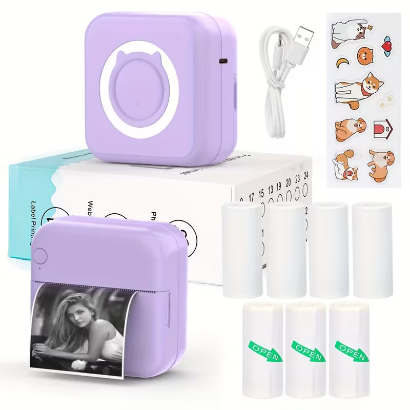 Portable Wireless Mini Thermal Printer